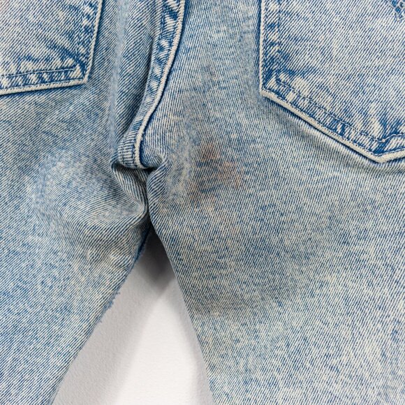Levi's Line 8 Distressed Raw Hem Jeans Juniors Size 3 - Picture 15 of 15